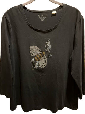 39. WOMENS CHICO’S 3/XL DETAIL TOP